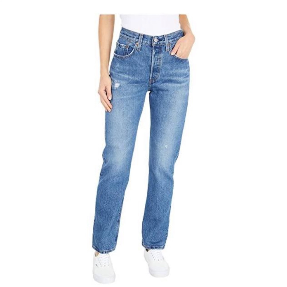 Levi’s Original Distressed  501 Jeans